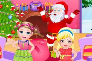 和宝贝们一起过圣诞节,宝贝们的欢乐圣诞时光